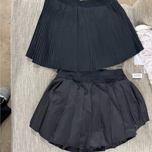 NWT Old Navy Black Pleated Women's Athletic Skirt Lot